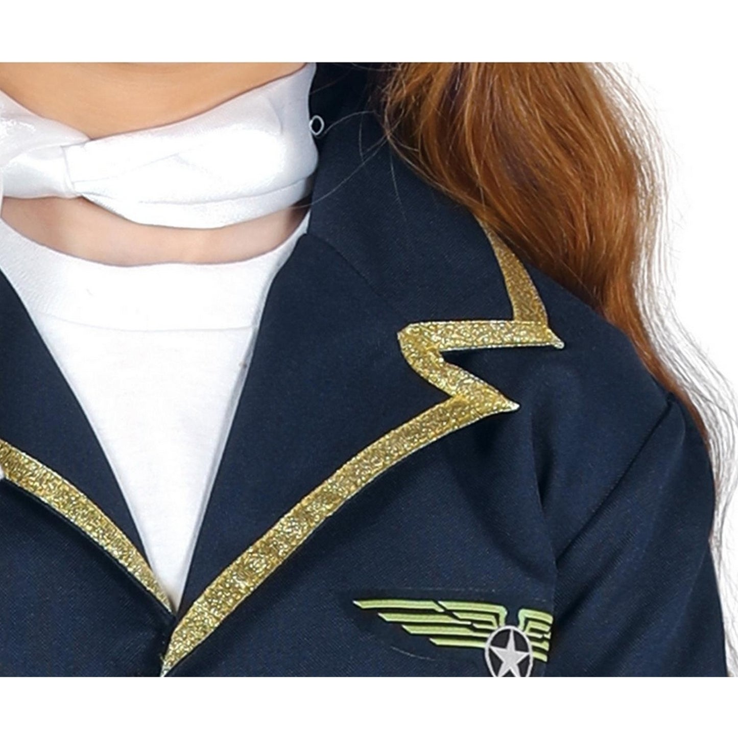 Blue - Lifestyle - Fiestas Guirca Girls Air Hostess Costume Set