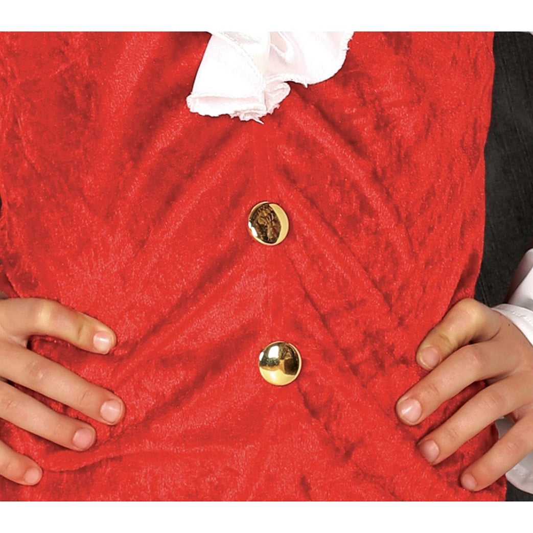 Red-Black - Pack Shot - Fiestas Guirca Childrens-Kids Vampire Costume