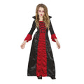 Black-Burgundy - Front - Fiestas Guirca Girls Vampiress Costume