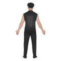 Black - Back - Fiestas Guirca Mens Mr Sexy Police Costume Set