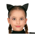 Black - Side - Fiestas Guirca Girls Black Cat Costume