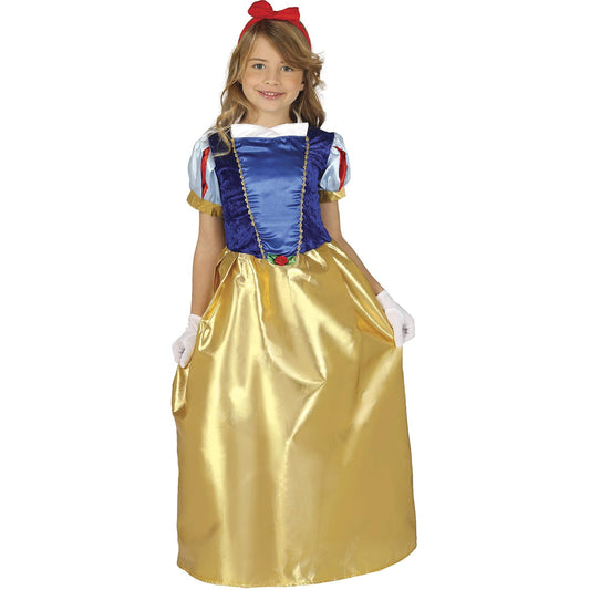 Blue-Gold - Front - Fiestas Guirca Girls Little Princess Costume