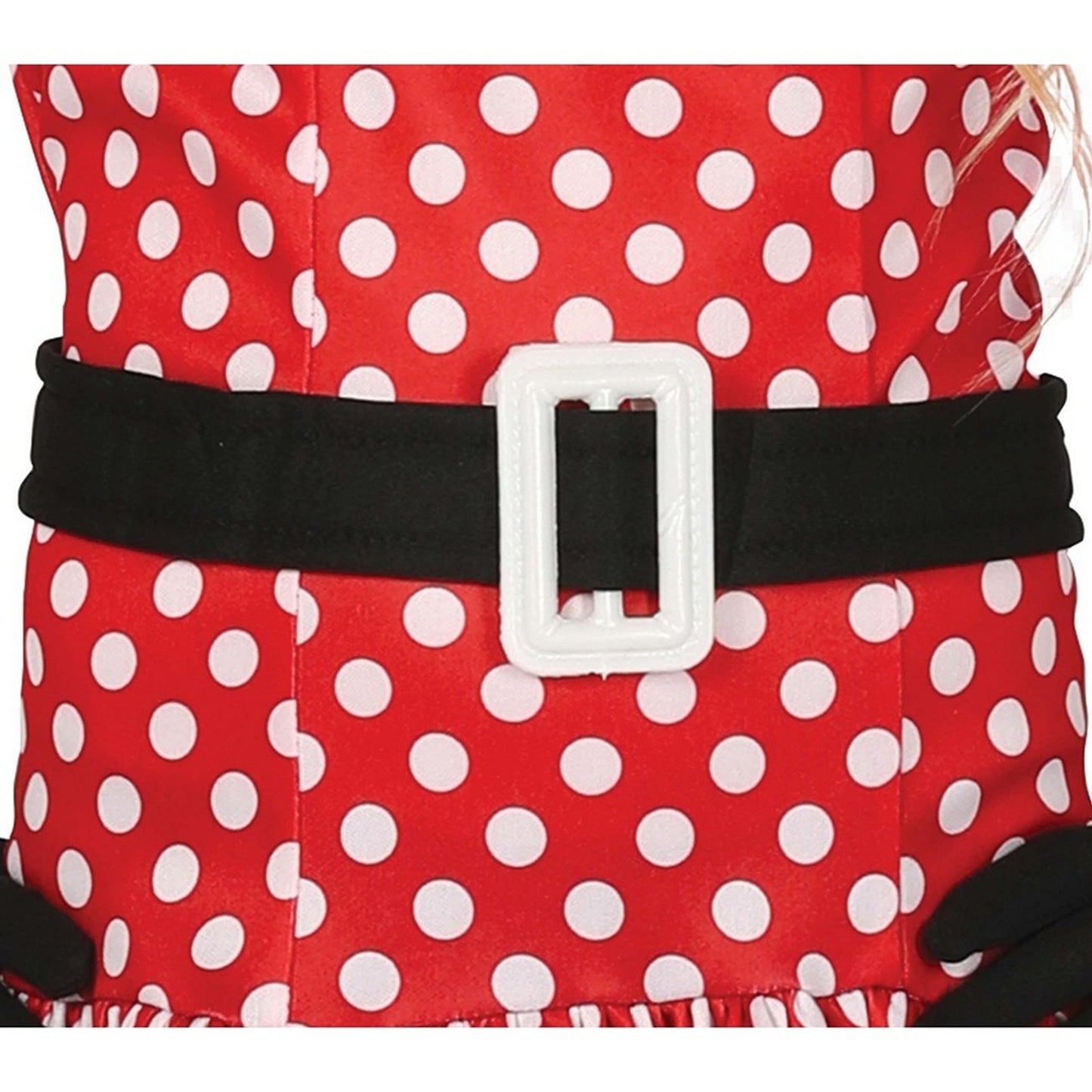 Red-Black - Side - Fiestas Guirca Girls Little Mouse Costume Set