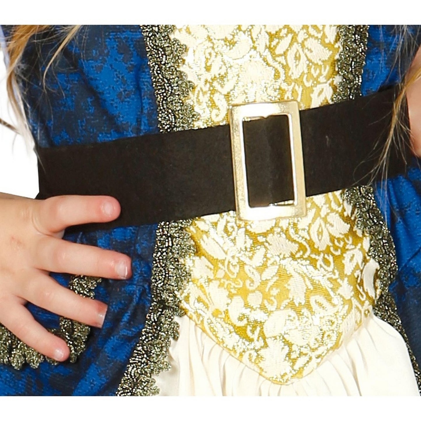 Black-White - Lifestyle - Fiestas Guirca Girls Captain Costume Set