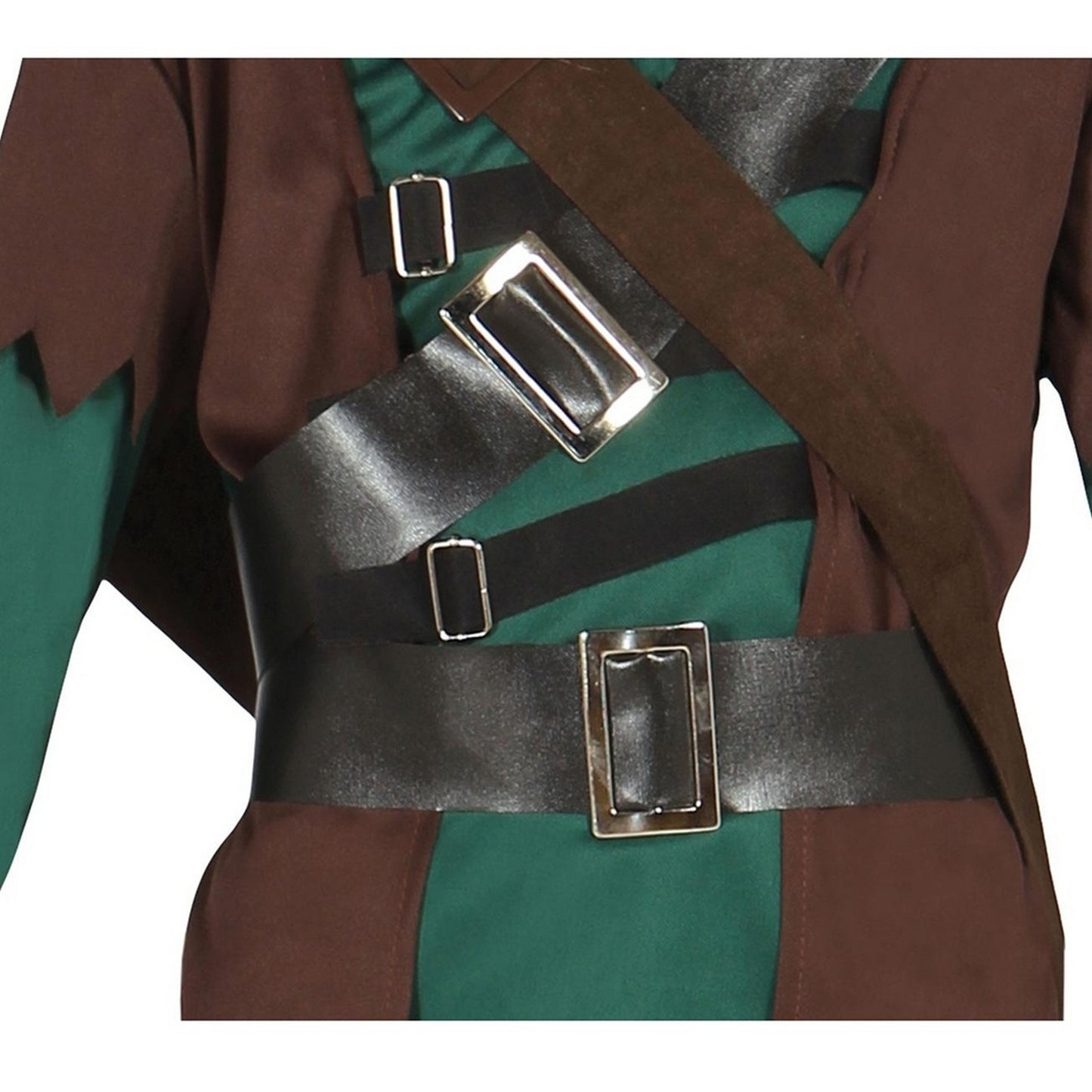 Brown-Green - Lifestyle - Fiestas Guirca Childrens-Kids Archer Costume Set
