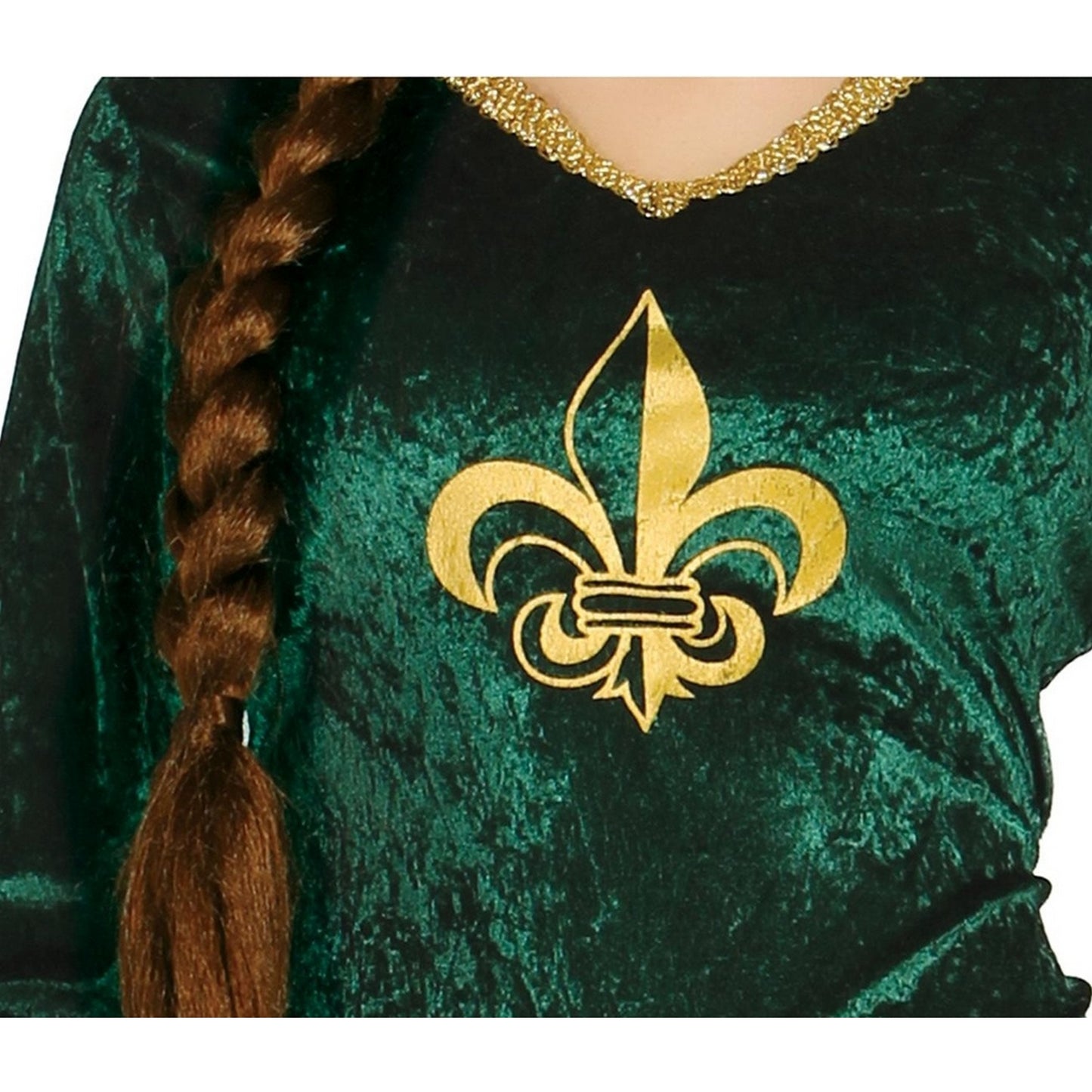 Green-Beige - Lifestyle - Fiestas Guirca Womens-Ladies Medieval Queen Costume Dress