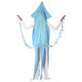 Blue - Back - Fiestas Guirca Mens Squid Costume