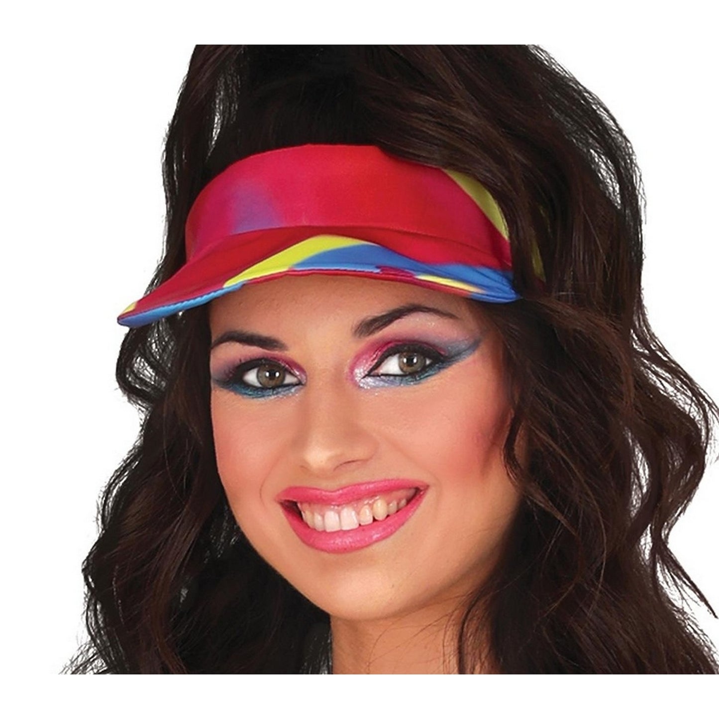 Pink-Multicoloured - Lifestyle - Fiestas Guirca Womens-Ladies Roller Psychedelic Costume Set