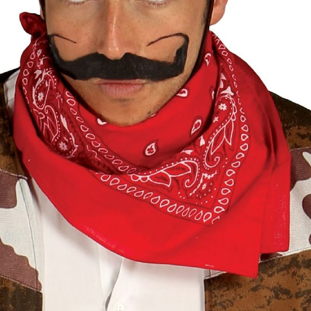 Brown-White - Side - Fiestas Guirca Mens Cowboy Costume Set