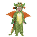 Green-Orange - Front - Fiestas Guirca Baby Dragon Costume Set