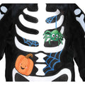 Black-White - Back - Fiestas Guirca Baby Skeleton Costume Set