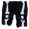Black-White - Side - Fiestas Guirca Baby Skeleton Costume Set