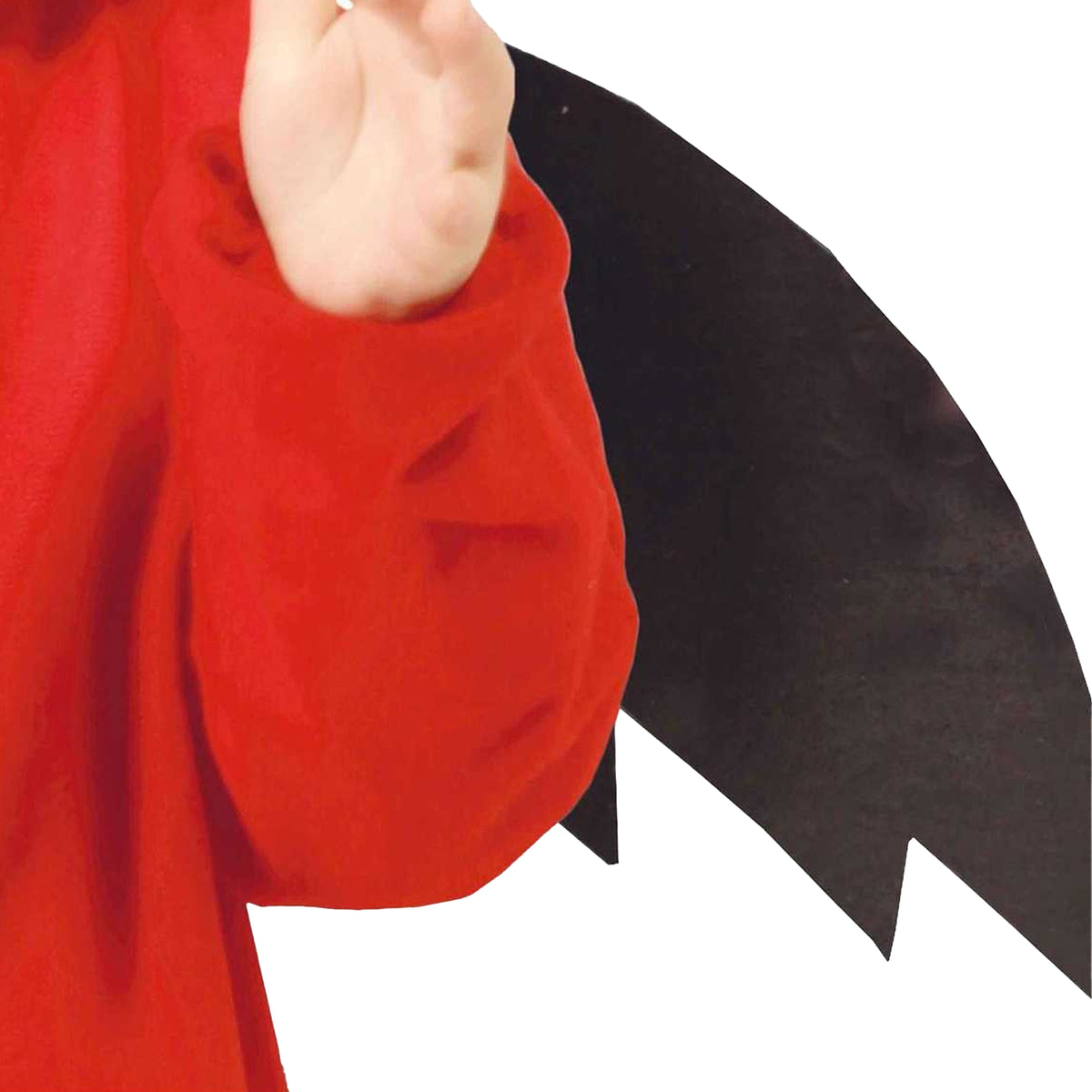 Red-Black - Side - Fiestas Guirca Baby Little Devil Costume Set