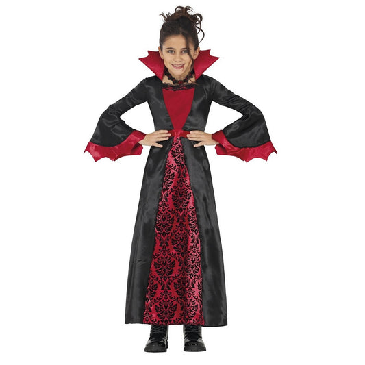 Black-Burgundy - Front - Fiestas Guirca Girls Bordeaux Vampire Costume