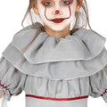 White-Red - Side - Fiestas Guirca Girls Killer Clown Costume Set