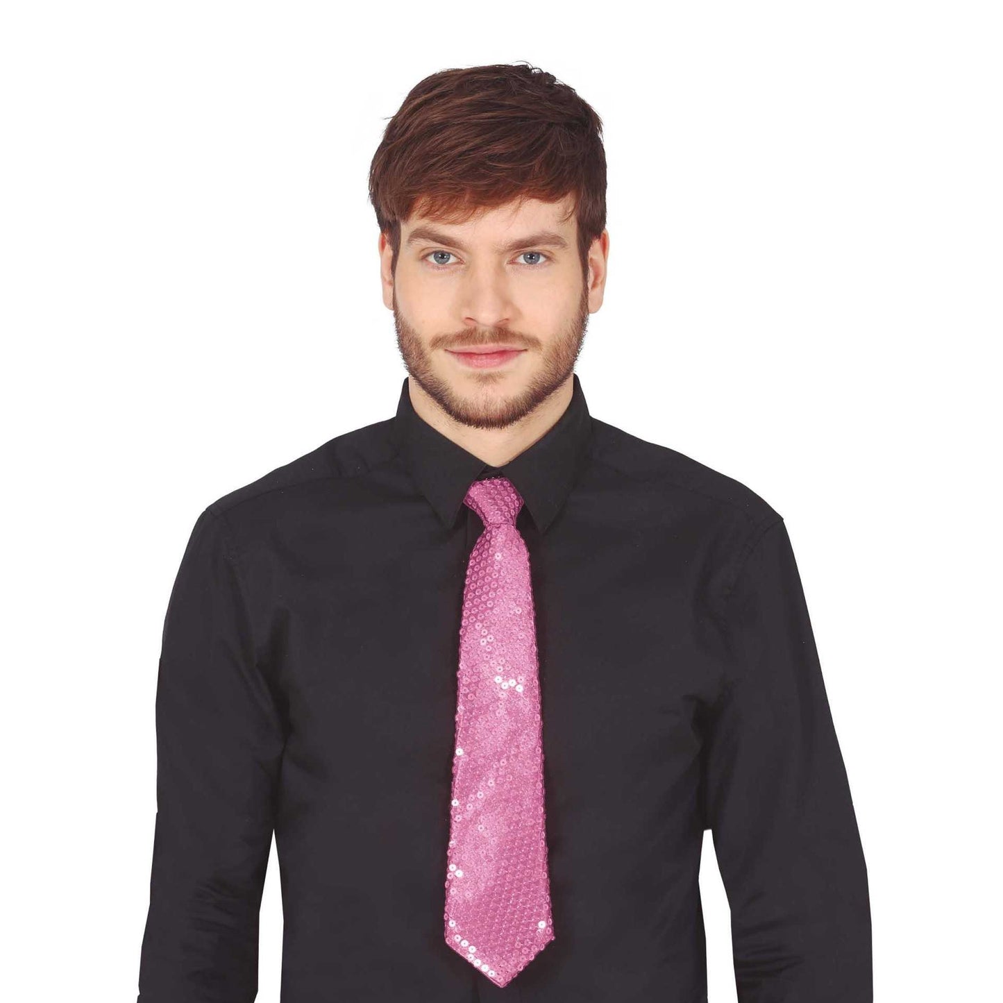 Pink - Lifestyle - Fiestas Guirca Sequin Tie