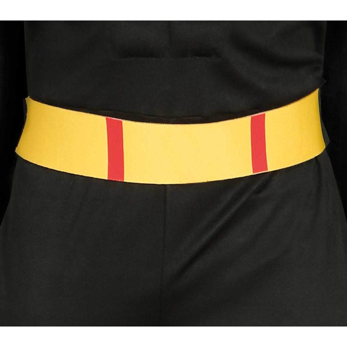 Black - Pack Shot - Fiestas Guirca Mens Hero Costume Set