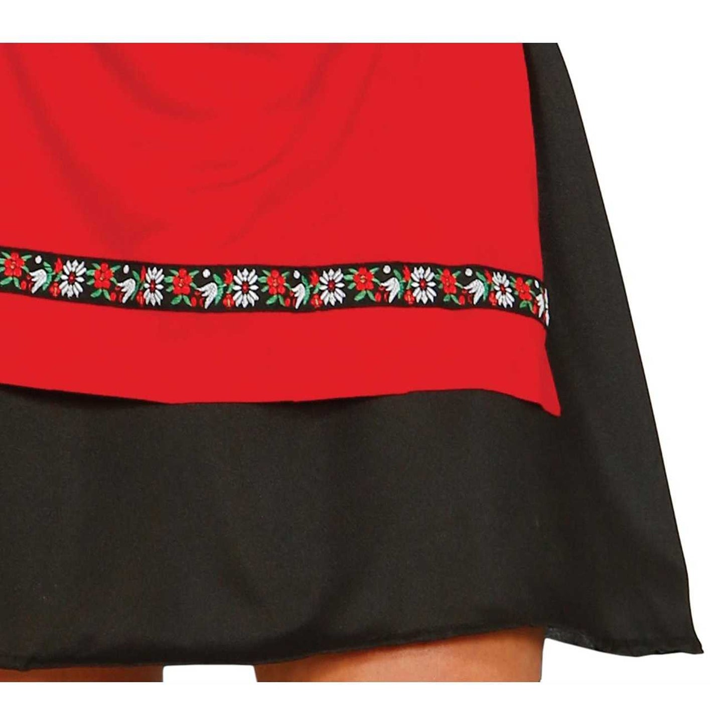 Black-Red - Lifestyle - Fiestas Guirca Womens-Ladies Bavarian Costume Dress