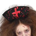Red-Black - Side - Fiestas Guirca Childrens-Kids Killer Nurse Costume Set