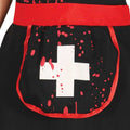 Red-Black - Pack Shot - Fiestas Guirca Childrens-Kids Killer Nurse Costume Set