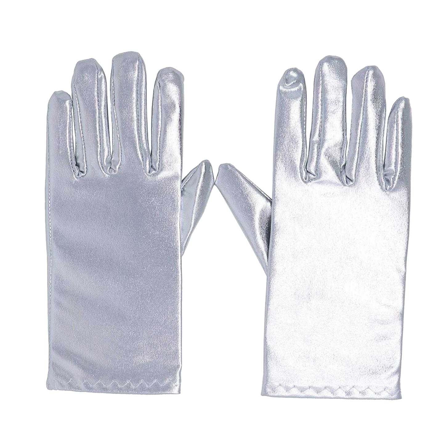 Silver - Lifestyle - Fiestas Guirca Unisex Adult Metallic Gloves