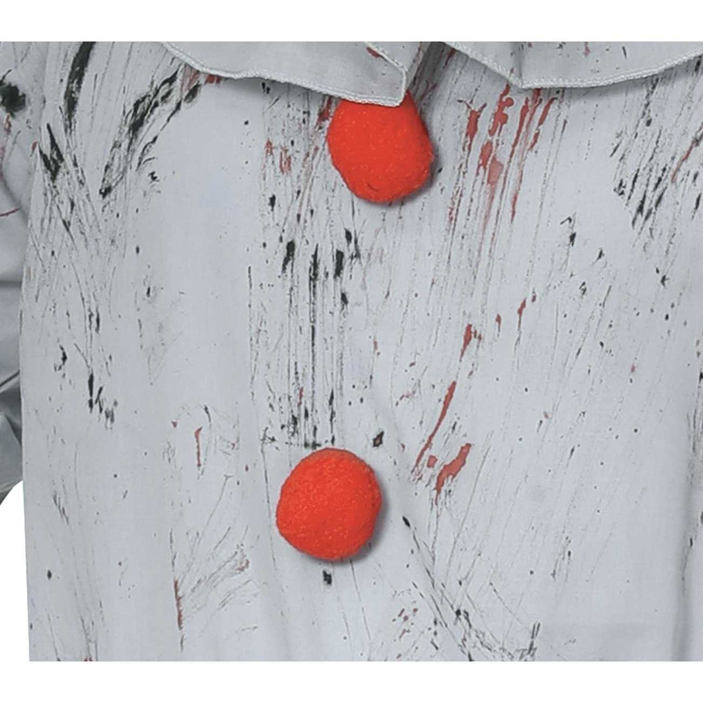 Grey-Red - Lifestyle - Fiestas Guirca Mens Killer Clown Costume Set