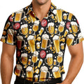 Black-Yellow - Back - Fiestas Guirca Mens Beer Shirt