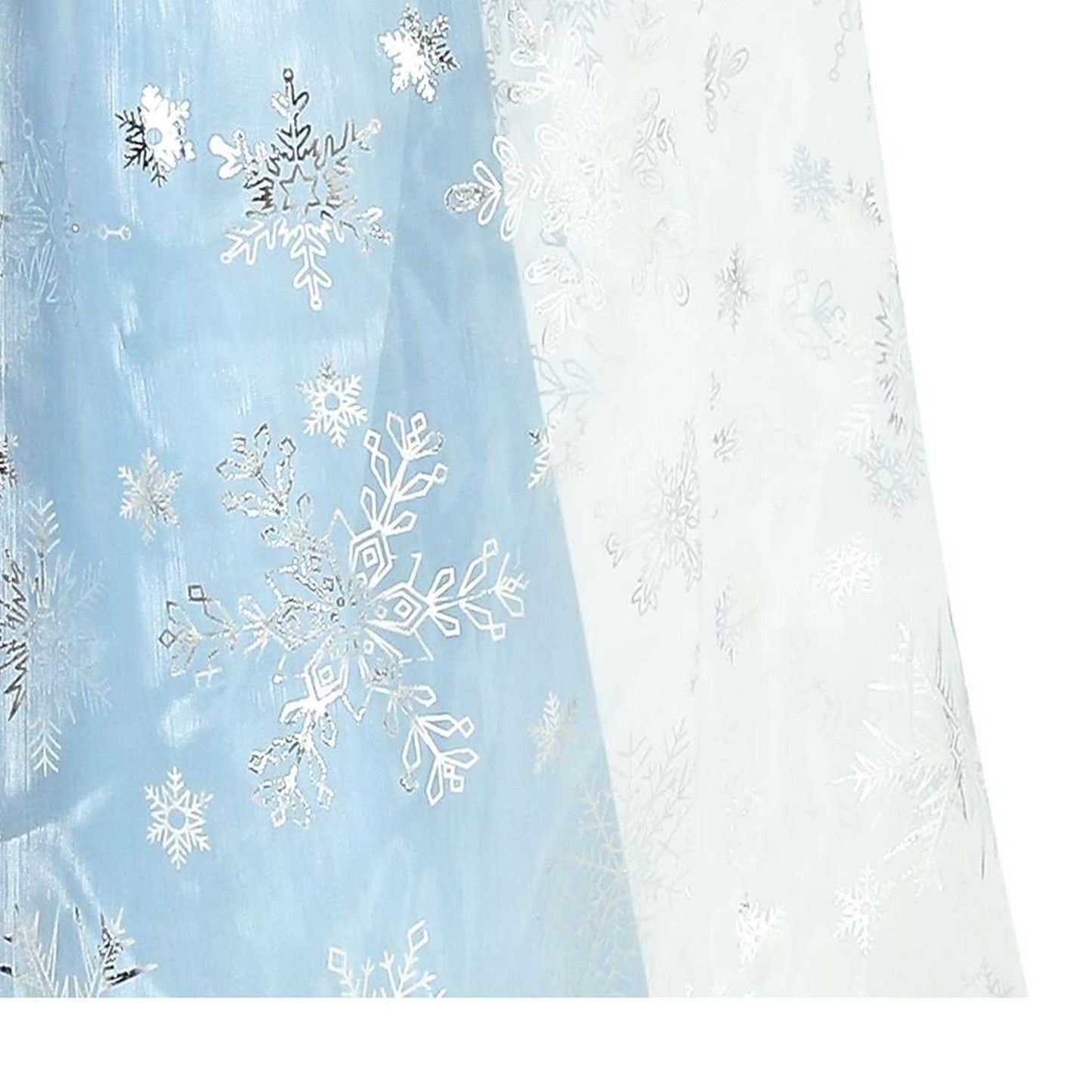 Blue - Side - Fiestas Guirca Girls Snow Princess Costume Dress