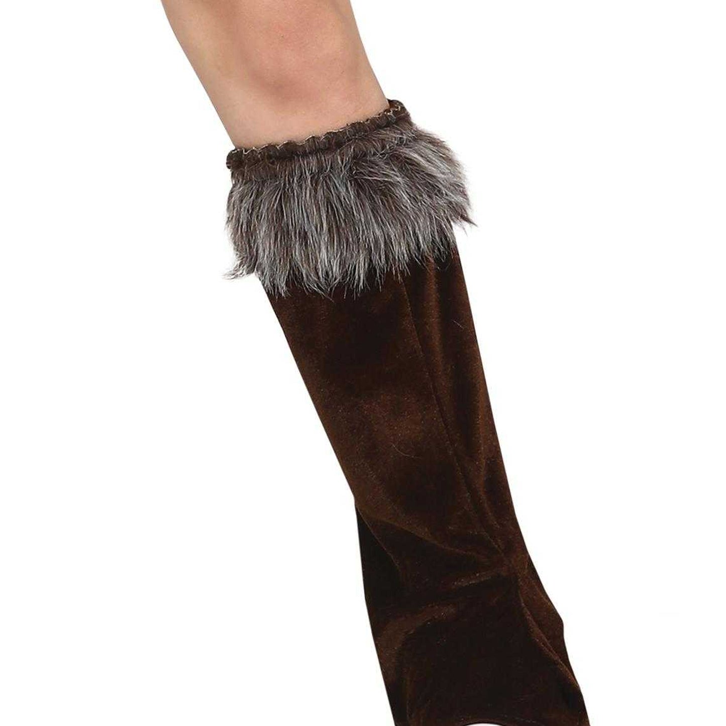 Brown-Black - Close up - Fiestas Guirca Girls Viking Costume Set