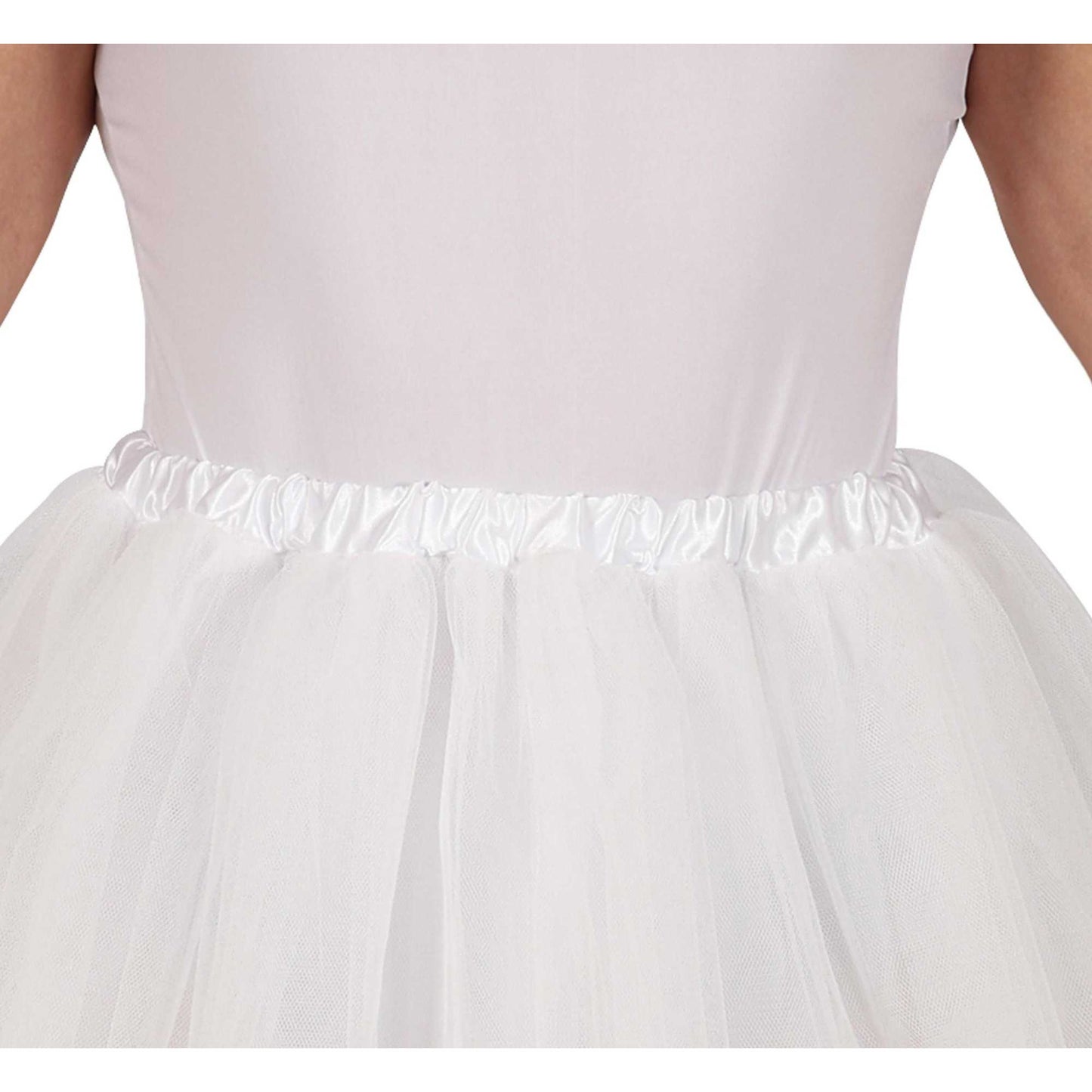 White - Back - Fiestas Guirca Unisex Adult Ballet Dancer Costume Set