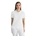 White - Back - SG Ladies-Womens Polycotton Short Sleeve Polo Shirt