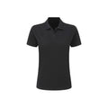 Black - Front - SG Ladies-Womens Polycotton Short Sleeve Polo Shirt