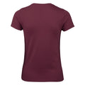 Burgundy - Back - B&C Womens-Ladies #E150 Tee