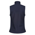 Navy-Navy - Back - Regatta Womens-Ladies Flux Softshell Gilet