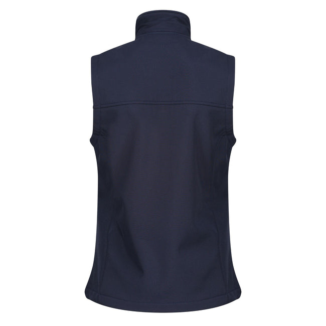 Navy-Navy - Back - Regatta Womens-Ladies Flux Softshell Gilet