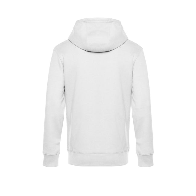 White - Back - B&C Mens King Zipped Hooded Sweat