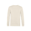 Off White - Front - B&C Mens Organic Crew Neck Sweat