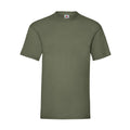 Classic Olive - Front - Fruit Of The Loom Mens Valueweight T-Shirt