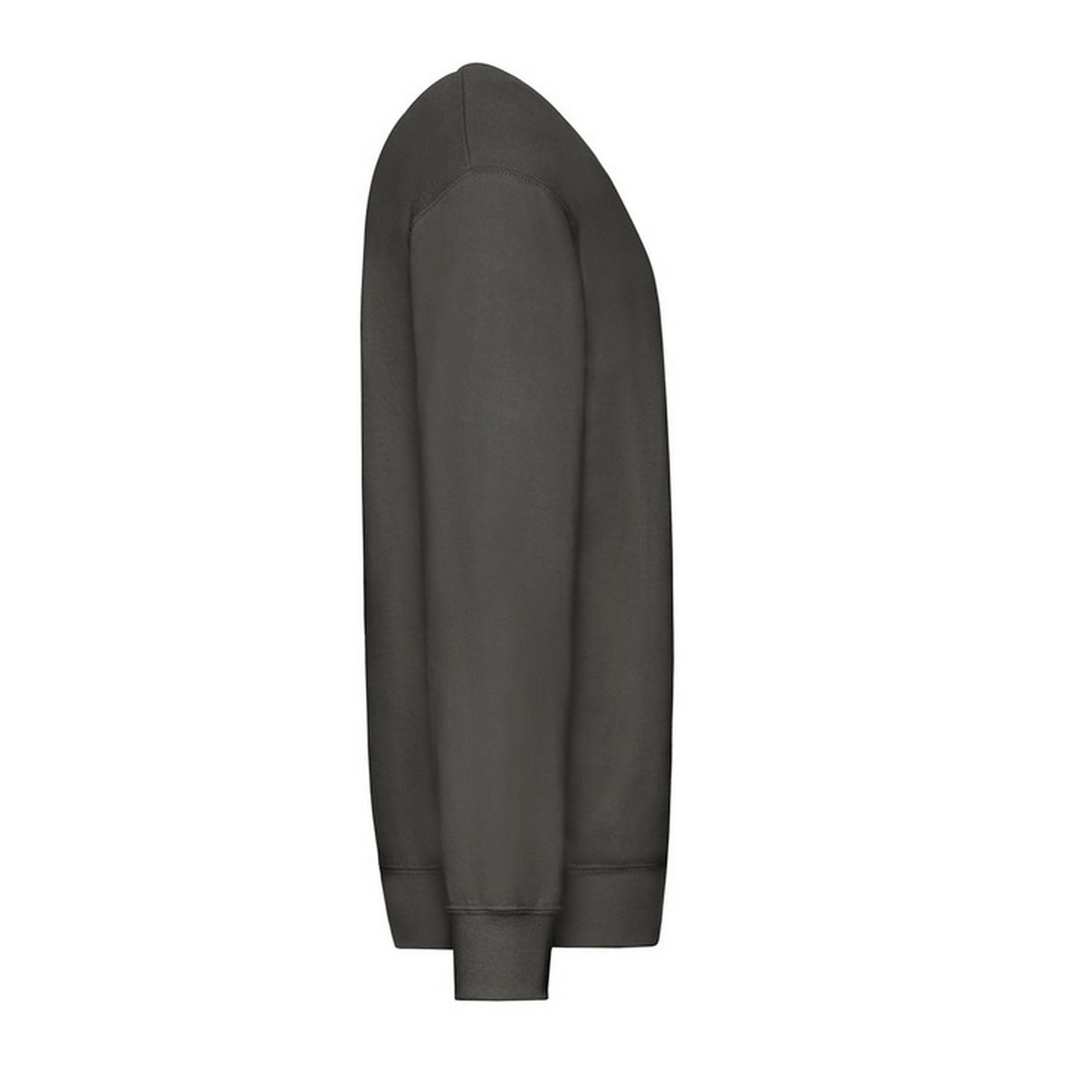 Light Graphite - Side - Fruit of the Loom Mens Lightweight Set-in Sweatshirt