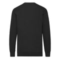 Black - Back - Fruit of the Loom Mens Lightweight Set-in Sweatshirt