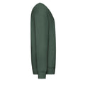 Bottle Green - Side - Fruit of the Loom Mens Lightweight Set-in Sweatshirt