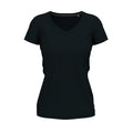 Midnight Blue - Front - Stedman Womens-Ladies Claire V Neck T-Shirt