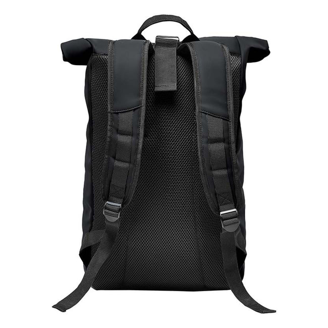 Black - Back - Stormtech Sargasso Roll Top Backpack
