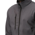 Seal Grey - Lifestyle - Regatta Mens Honestly Made Recycled Soft Shell Jacket