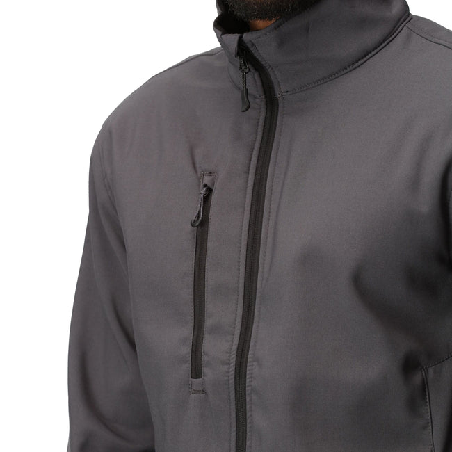 Seal Grey - Lifestyle - Regatta Mens Honestly Made Recycled Soft Shell Jacket