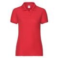 Red - Front - Fruit of the Loom Womens-Ladies 65-35 Polo Shirt