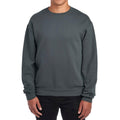 Charcoal Grey - Front - Jerzees Colours Unisex Adult Nublend Sweatshirt