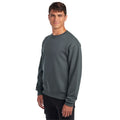 Charcoal Grey - Side - Jerzees Colours Unisex Adult Nublend Sweatshirt
