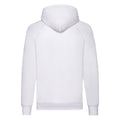 White - Back - Fruit of the Loom Mens Lightweight Pullover Hoodie