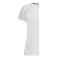 White - Back - Stedman Womens-Ladies Active 140 Team Raglan T-Shirt